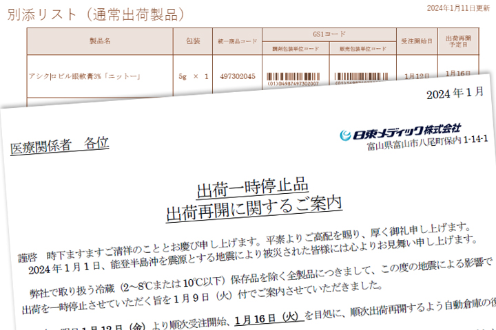 能登地震、日東メディックが69品目の出荷再開へ 自動倉庫の復旧にめど【無料公開】 | 日刊薬業 - 医薬品産業の総合情報サイト